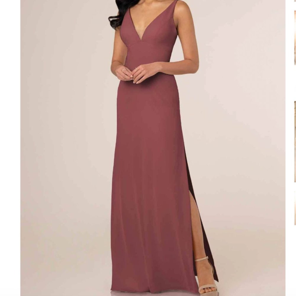 Sorella Vita Bridesmaid Dress Sangria